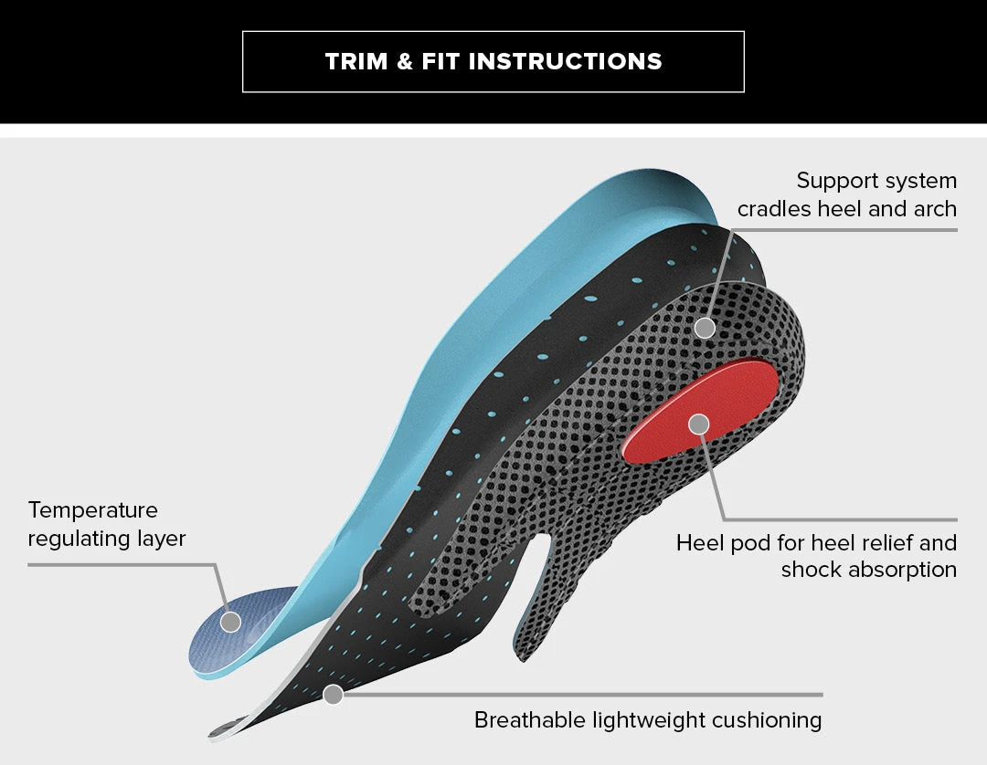 Ariat Ladies Nitro™ Round Toe Grey & Black Footbed Insole 10031359 - Image 3