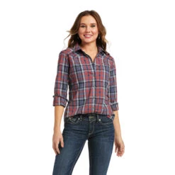 Ariat® Ladies REAL Billie Jean LS Mountain Dusk Shirt 10037813