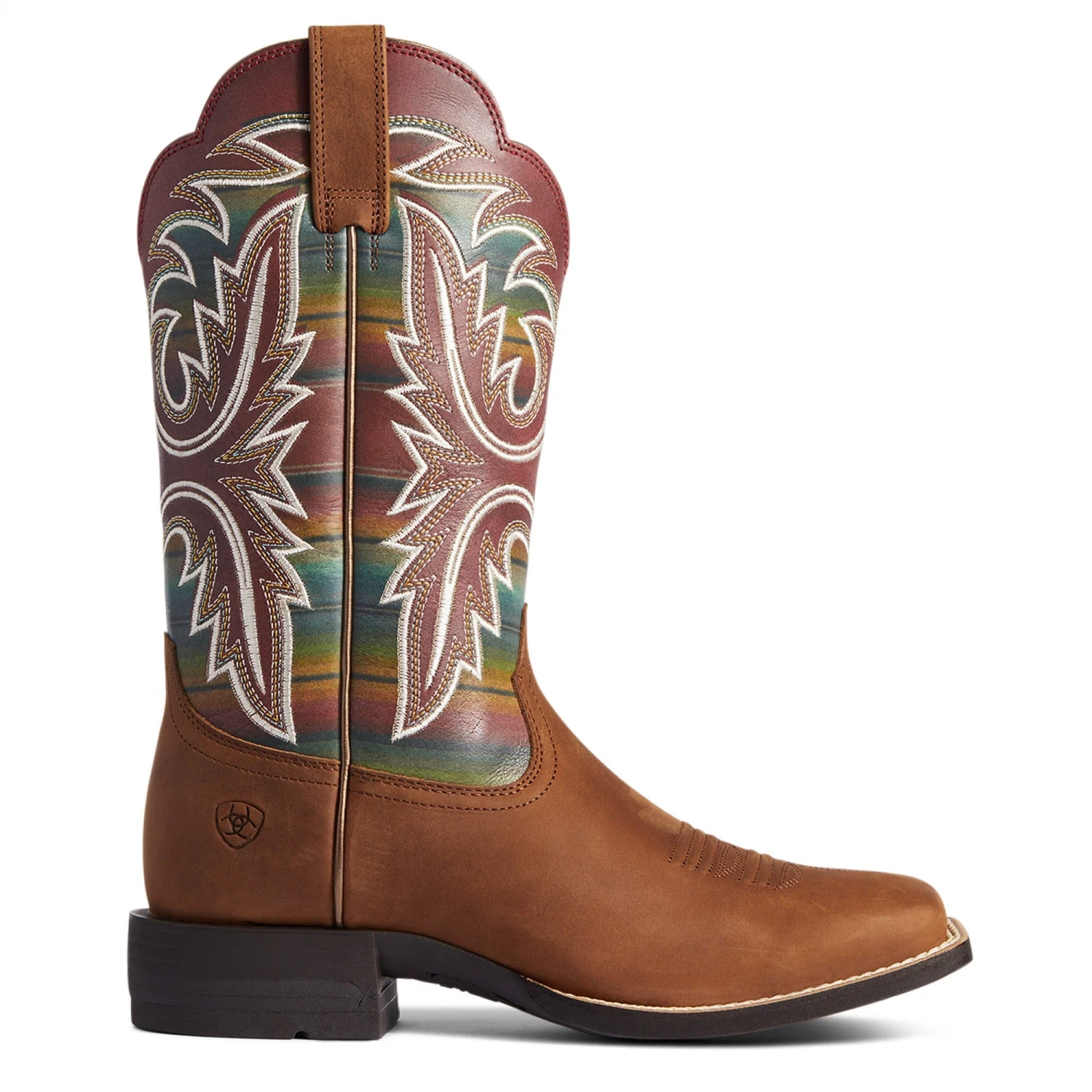 Ariat Ladies Lonestar Ridge Tan & Old Muted Serape Boots 10038329 - Image 3