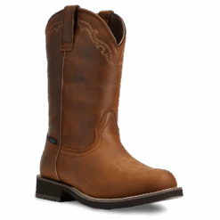 Ariat Ladies Delilah Brown Round Toe Waterproof Boots 10040272