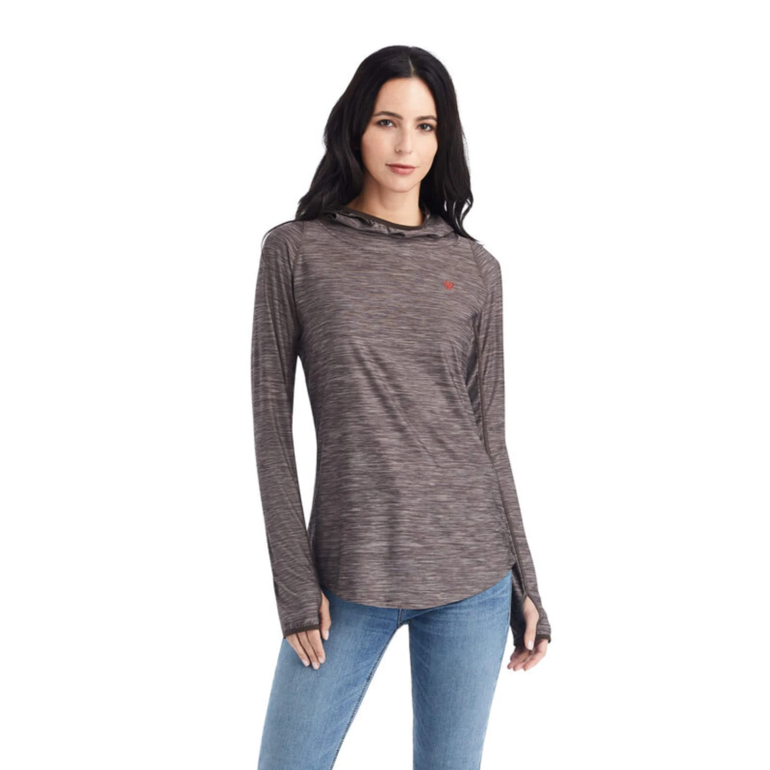 Ariat® Ladies Laguna Brazil Nut Hooded Shirt 10041239