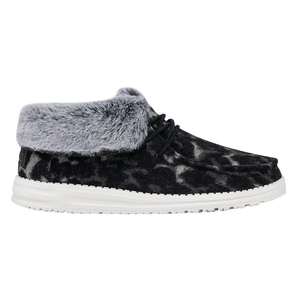 Hey Dude Ladies Britt Abstract Grey Leopard Shoes 121773280 - Image 3