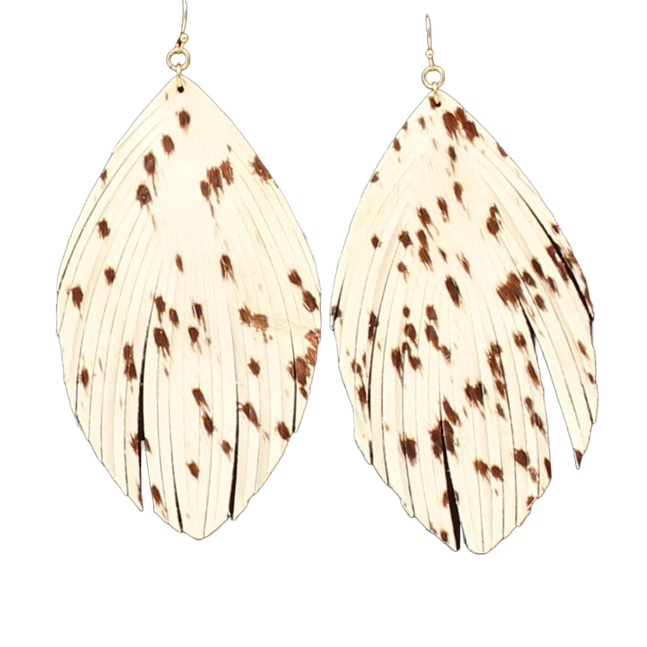 Blazin Roxx® Ladies Fringed Teardrop Cream Earrings 3053305