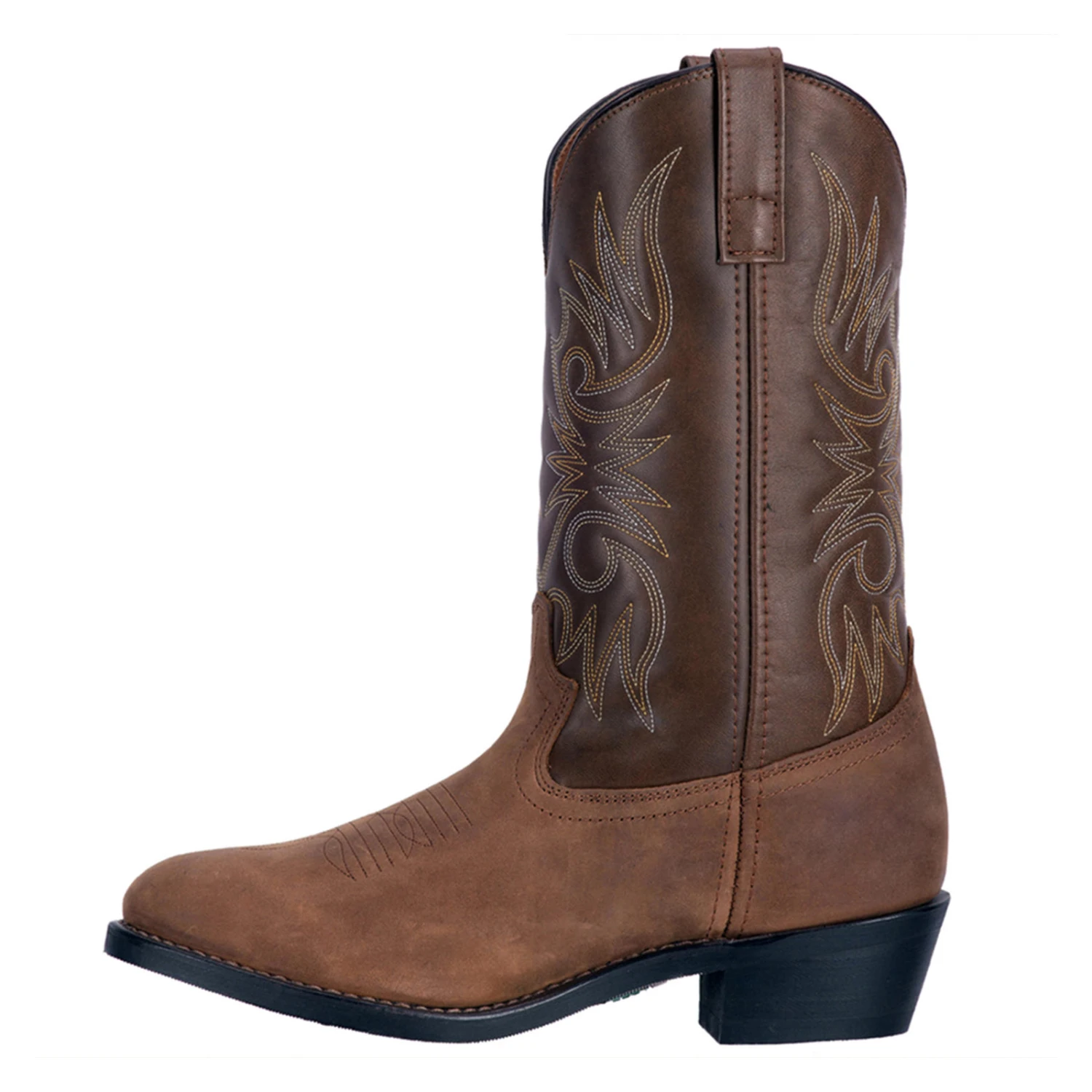 Dan Post Laredo® Men's Paris Tan & Brown Round Toe Boots 4242 - Image 5