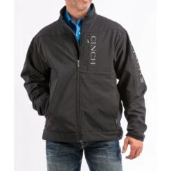 Cinch Men's Black Concealed Carry Bonded Jacket MWJ1043014