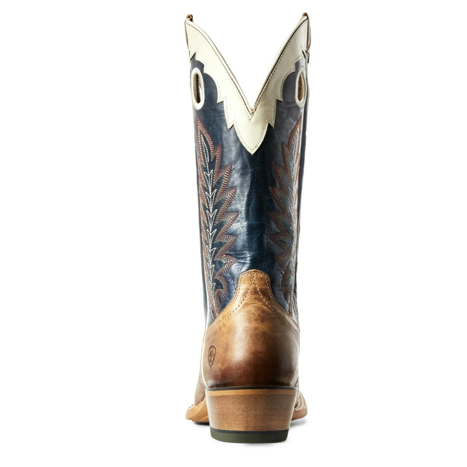 Ariat® Men's Dusted Wheat & Navy Real Deal Boots 10029694 - Image 3
