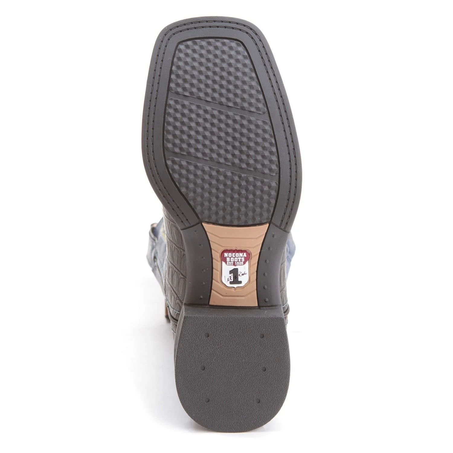 Nocona Children's Black/Blue Crocodile Print Boots NK5052 - Image 4