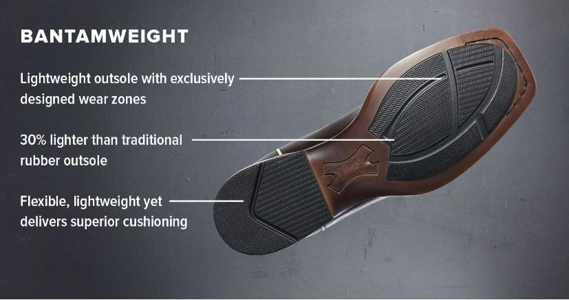 Ariat Men's Ryden Ultra Dark Roast & Weathered Pebble Boots 10035927 - Image 6