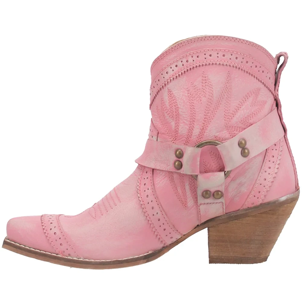 Dingo® Ladies Gummy Bear Pink Western Bootie DI747-PNK - Image 3