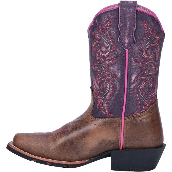 Dan Post Youth Majesty Leather Square Toe Boots DPC3947 - Image 5