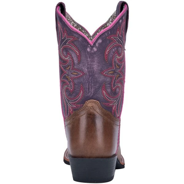Dan Post Youth Majesty Leather Square Toe Boots DPC3947 - Image 6