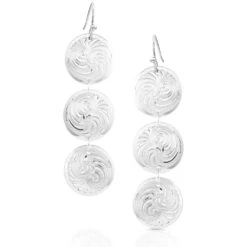 Montana Silversmiths® Hailey's Conchos Earrings ER5387
