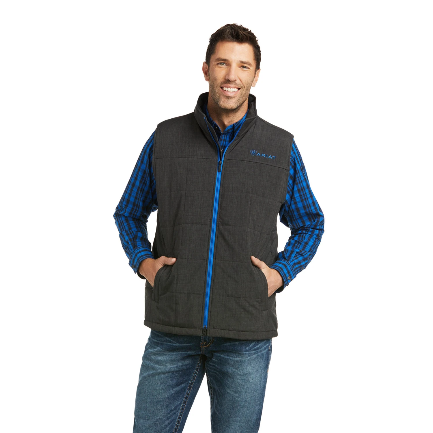 Ariat Men's Crius Charcoal Concealed Carry Insulated Vest 10037549