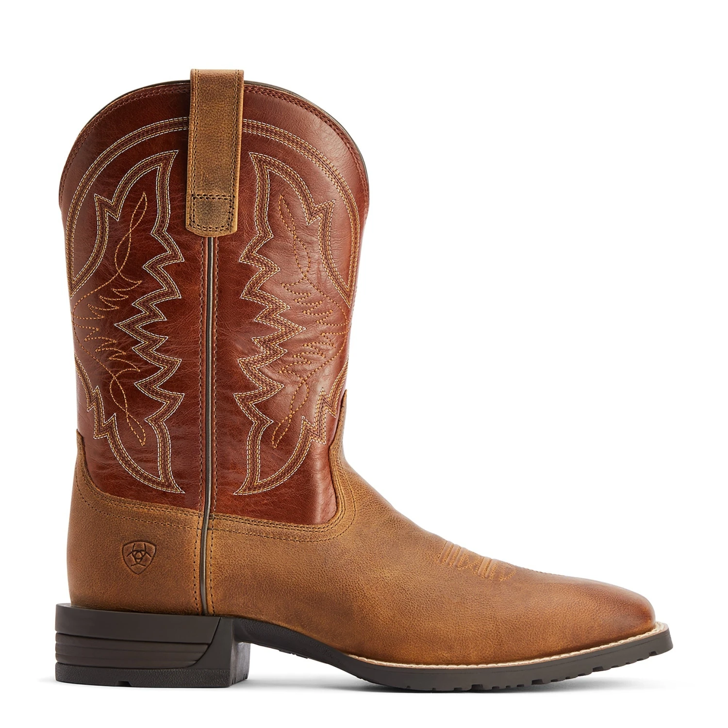 Ariat® Men's Hybrid Ranchwork Sorrel Crunch Western Boots 10042394 - Image 4