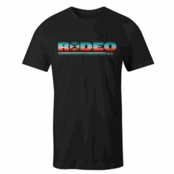 Hooey Men's Rodeo Serape Black T-Shirt HT1532BK