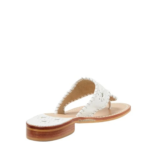 Jack Roger Ladies Slip On White Sandals 1219SN0001100-WHT - Image 4