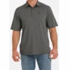 Cinch® Men's ArenaFlex Jacquard Grey Polo Shirt MTK1863027