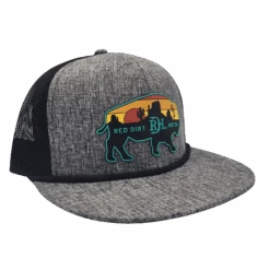 Red Dirt® Billboard Charcoal & Black Trucker Cap RDHC286