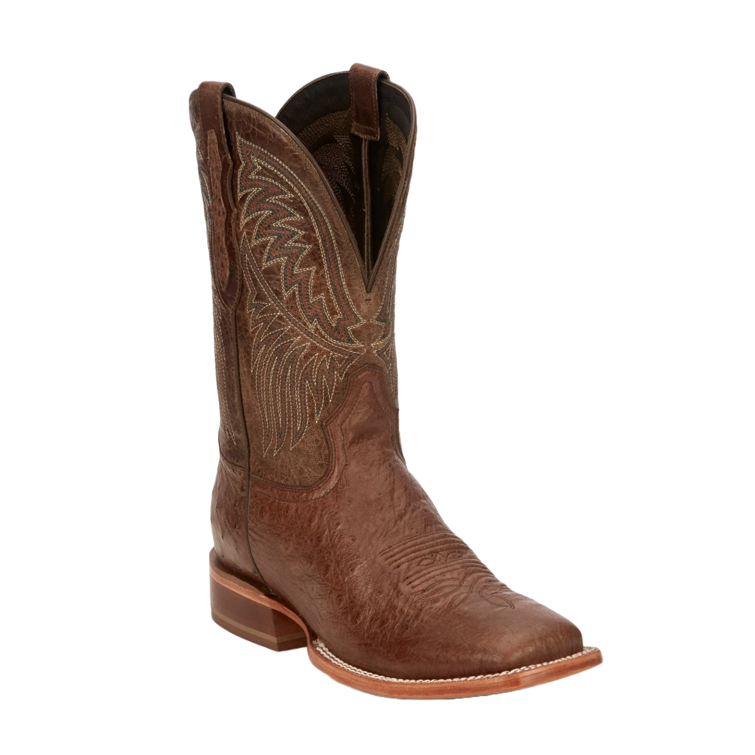 Tony Lama® Men's Alamosa Brown Smooth Ostrich Western Boots SA6102