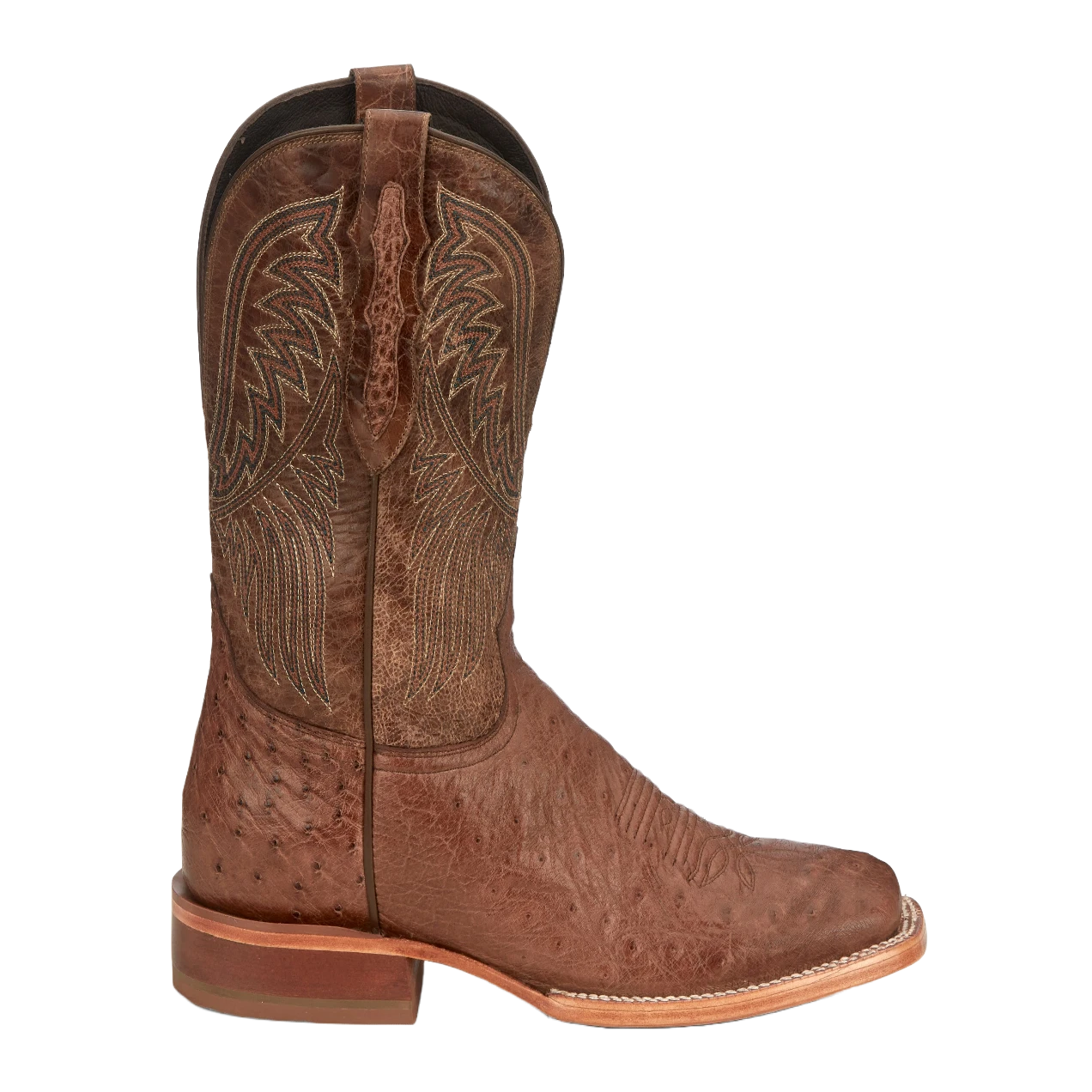 Tony Lama® Men's Alamosa Brown Smooth Ostrich Western Boots SA6102 - Image 3