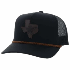 Hooey "Dallas Cowboys" 5 Panel Black Trucker Cap 7271T-BK