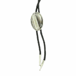 Double S Onyx Stone Bolo Tie 22836