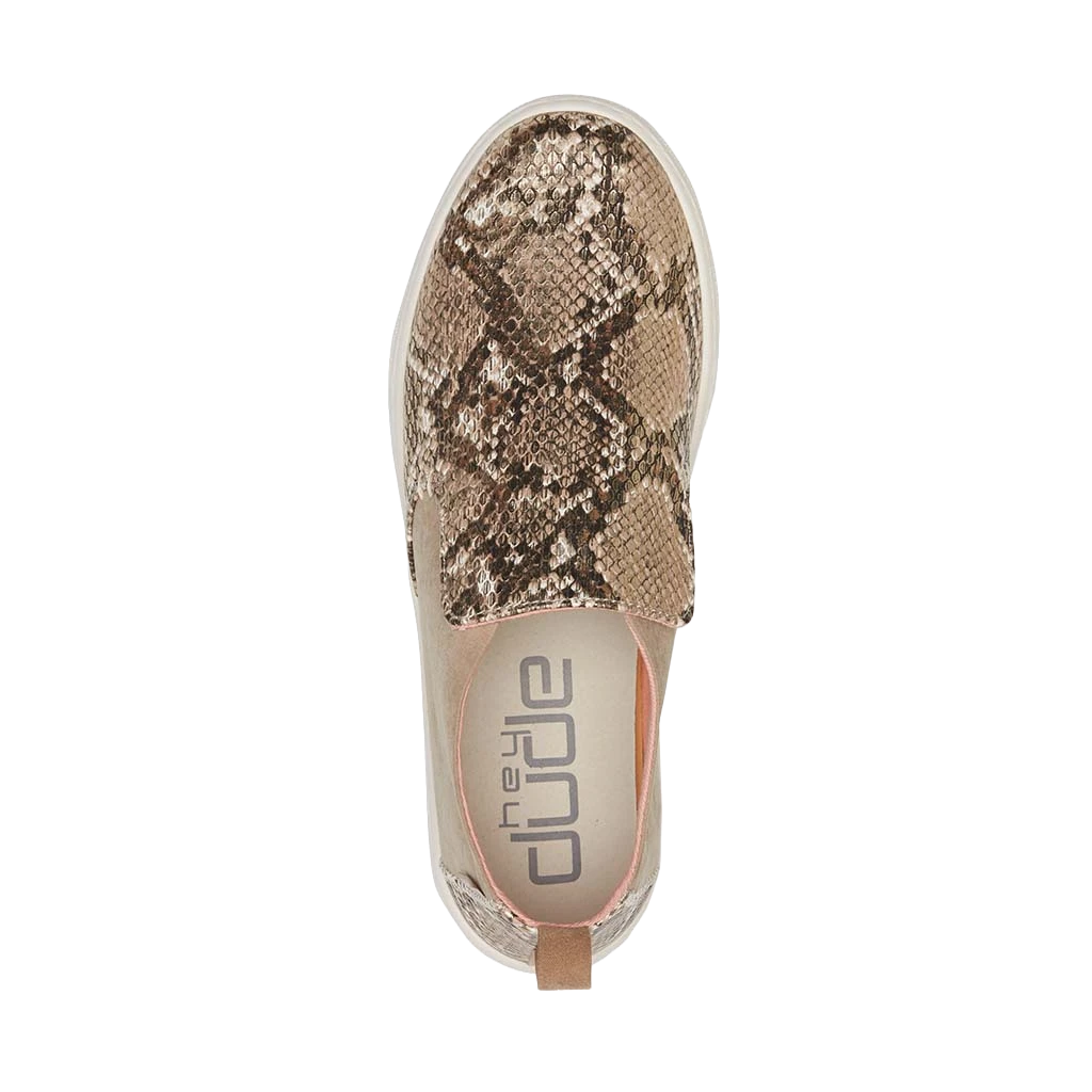 Hey Dude Ladies Peyton Snake Brown Shoes 121791558 - Image 2