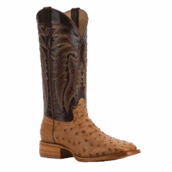 R. Watson Men's Antique Saddle Full QuillBoots RW4603-2