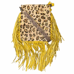 American Darling Cheetah & Gold Acid Wash Concealed Carry Purse ADBGS192F