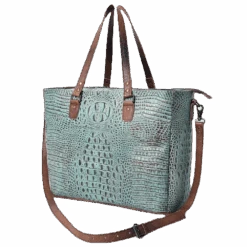 American Darling Ladies Turquoise Concealed Carry Tote Bag ADBG962