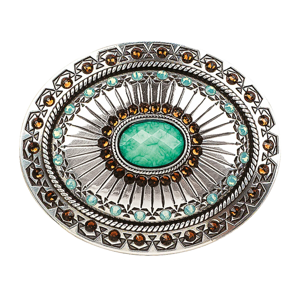 Blazin Roxx Womens Tribal Stamp Belt Buckle 37975