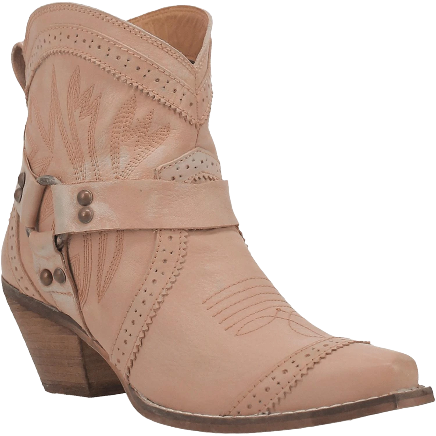 Dingo® Ladies Natural Gummy Bear Western Bootie DI747-WH3