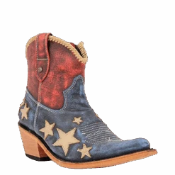 Liberty Black® Ladies Vintage Azul Americana Booties LB-712922