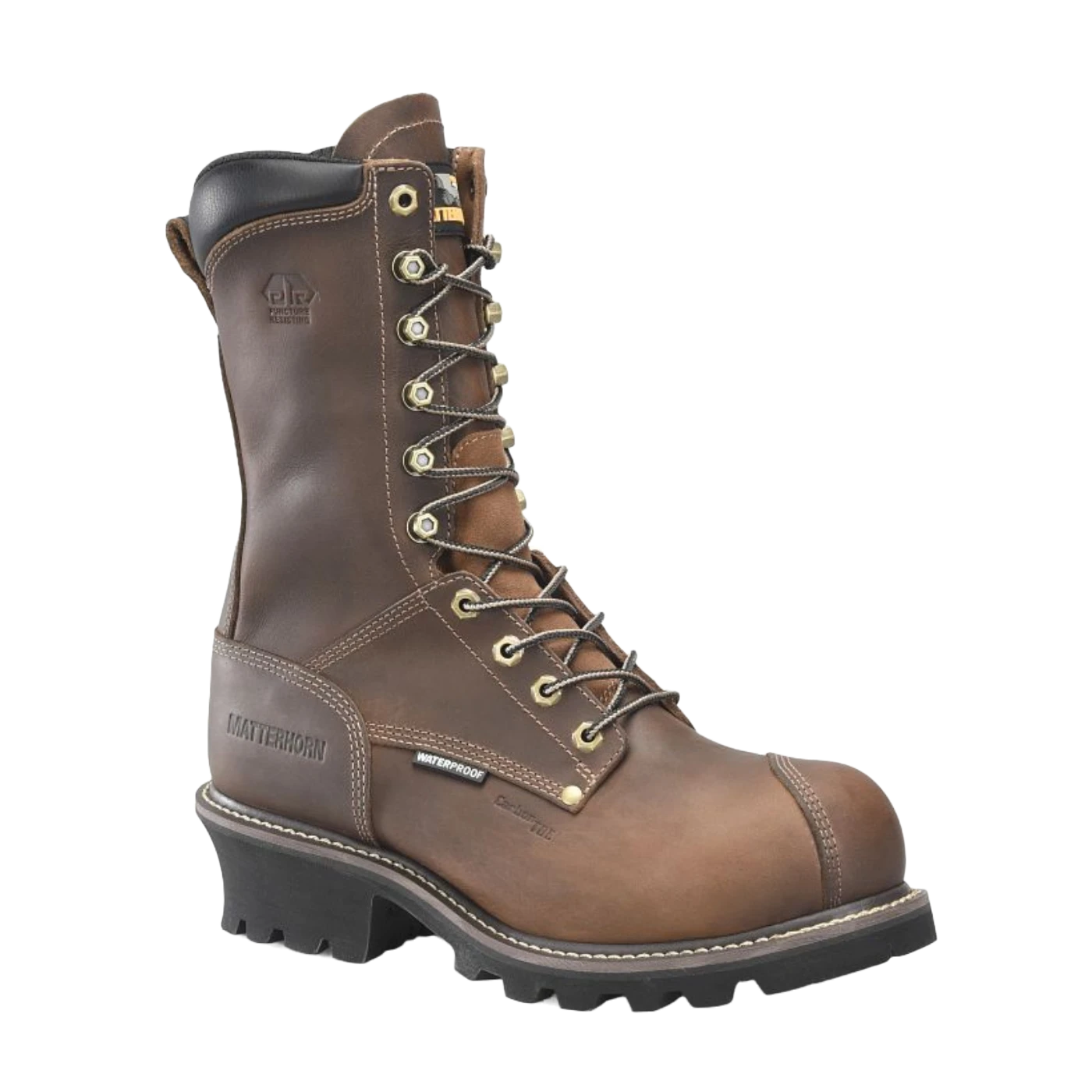 Matterhorn® Men's Arc 10" Dark Brown Composite Toe Logger Boots MT2510
