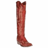 Old Gringo Ladies Mayra Red Embroidered Tall Snip Toe Boots L1213-1T4L