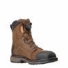 Ariat Men's Workhog® XT8" BOA H2O Chocolate Brown Boots 10038922