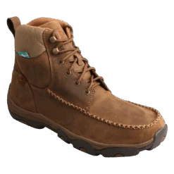 Twisted X Men's Distressed Saddle Brown Driving Moc Boots MHKW005