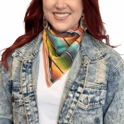 Sweet Texas Treasures Ladies Single Layer Stripped Wild Rag STT164