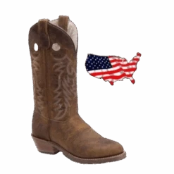 Double H Ladies Domestic Brown ICE Western Boots DH5159