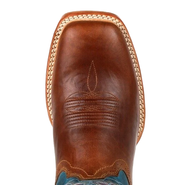 Durango® Ladies Arena Pro™ Brown Caribbean Blue Western Boots DRD0381 - Image 2