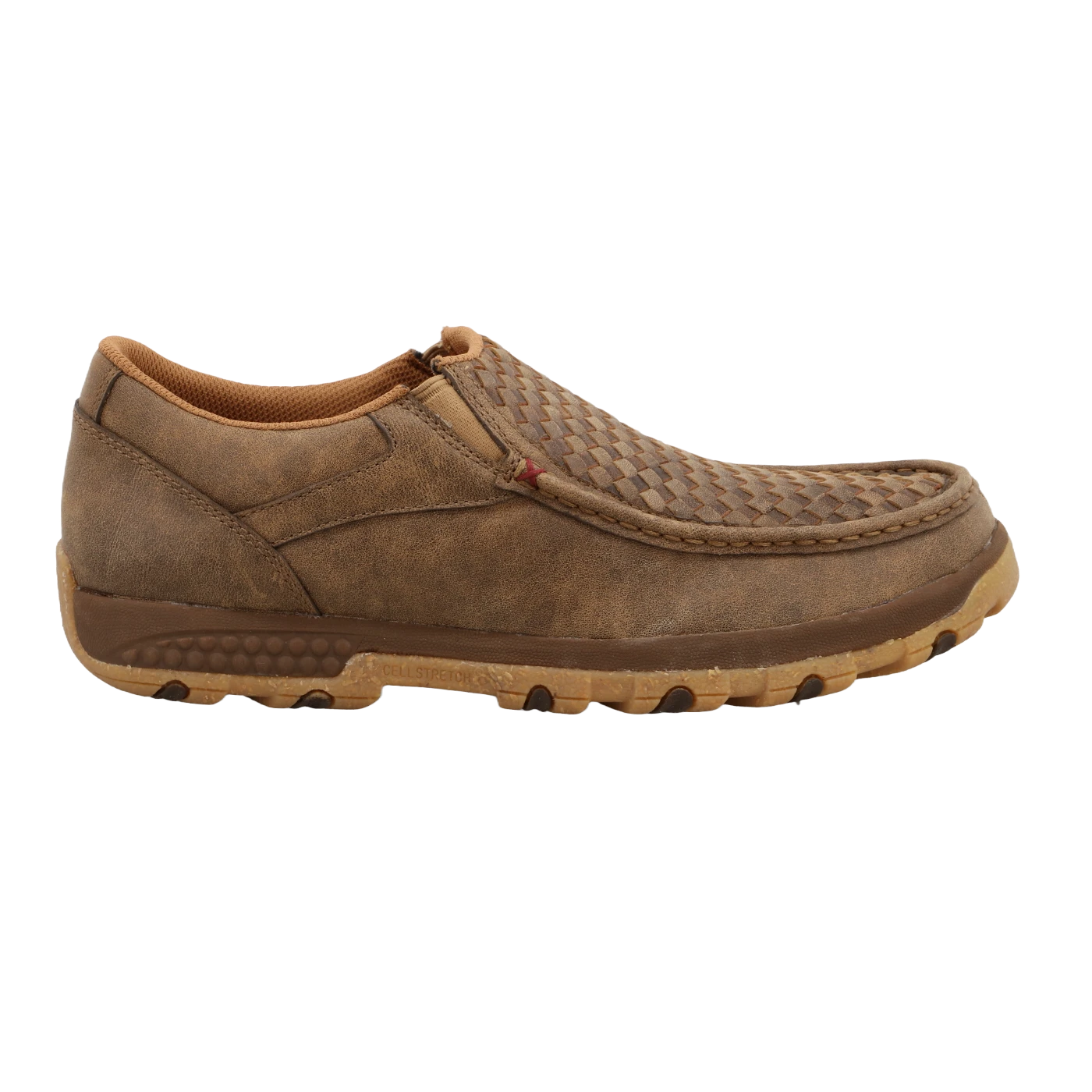 Twisted X Men's Driving Moc Brown Bomber Slip On Shoes MXC0018 - Image 2