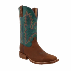 Twisted X Ladies Tech X Cinnamon & Turquoise Square Toe BootsWXTL001