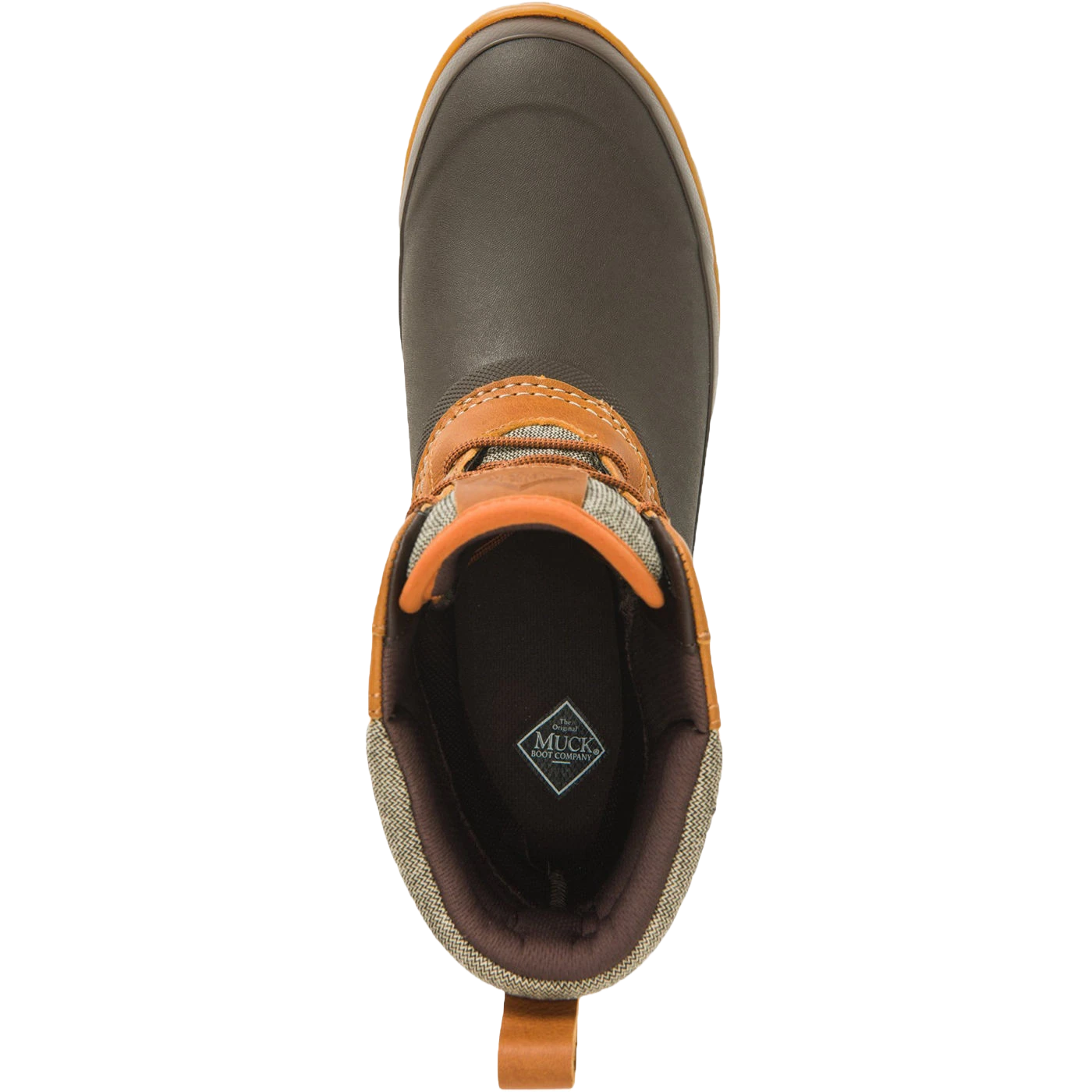 Muck Boot Company Muck Ladies Originals Duck Lace Tan & Brown Waterproof Boots ODLW-902 - Image 3