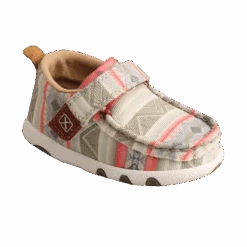 Twisted X Infants Hooey Aztec Stripe Driving Moc Shoes IHYC002