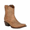 Circle G By Corral Ladies Orix Western Embroidery Zipper Booties L5915