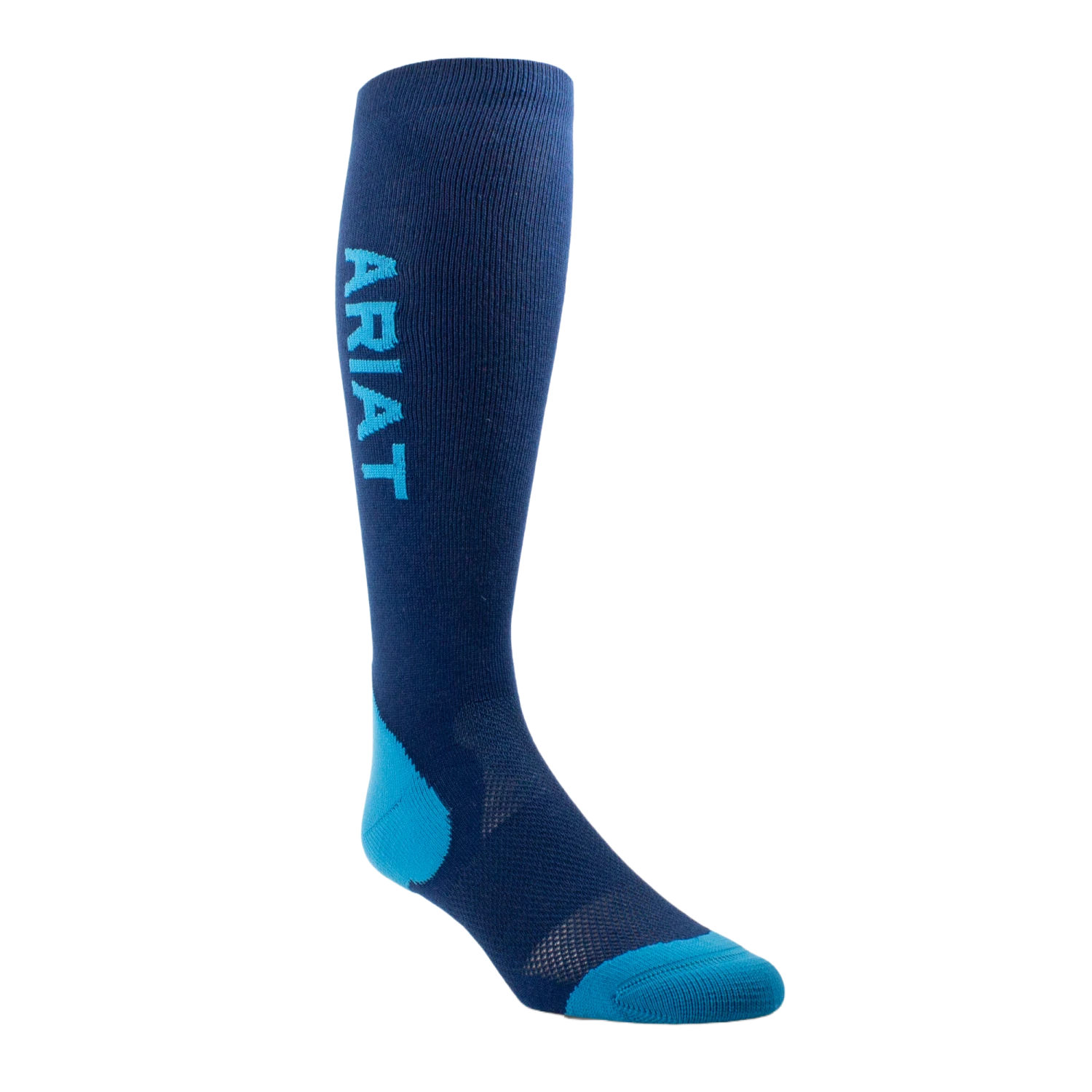 Ariat® AriatTEK Navy & Mosiac Blue Performance Socks 10043930