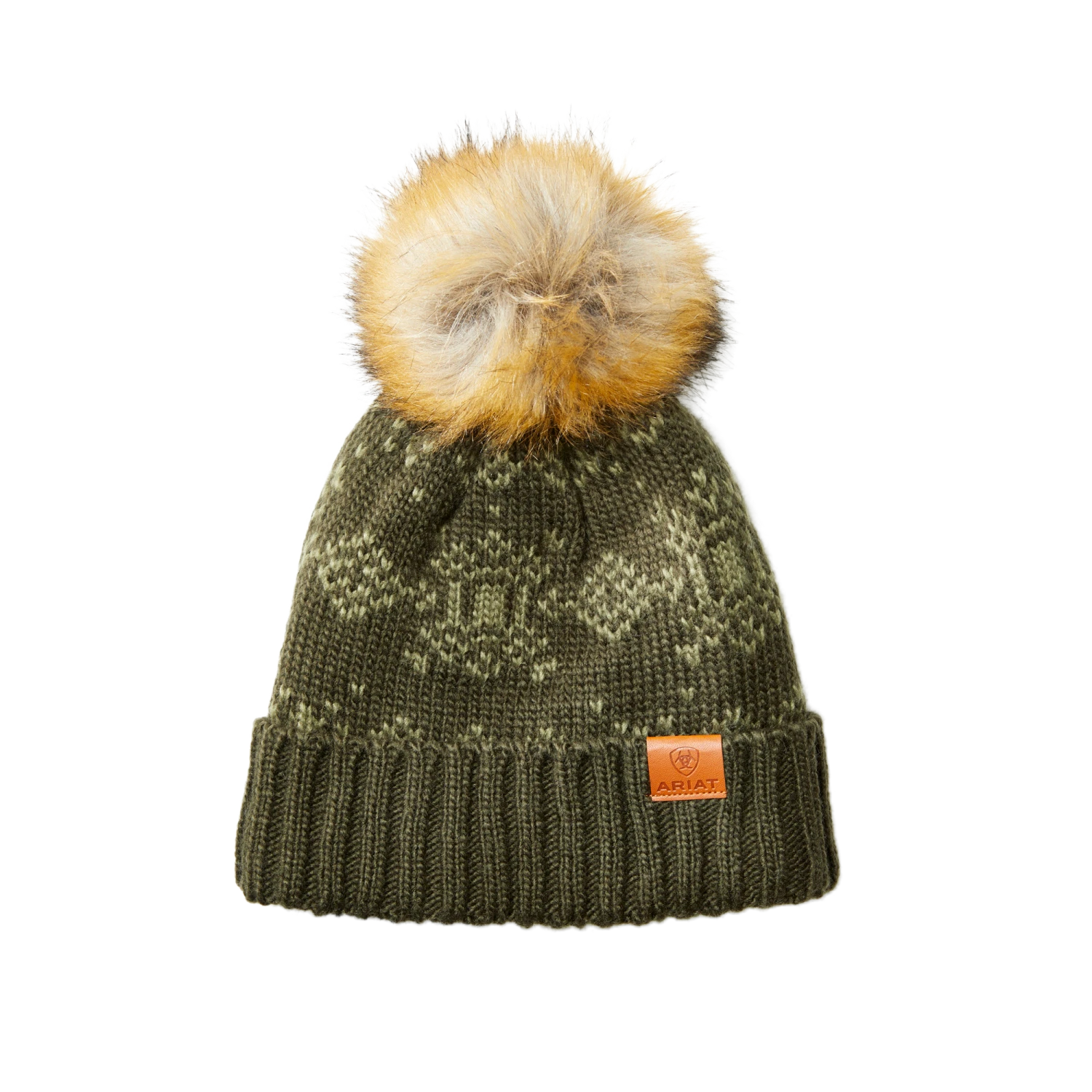 Ariat® Ladies Patrona Forest Mist & Four Leaf Clover Beanie 10041922