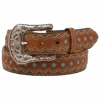 Ariat Ladies Zig-Zag Turquoise Diamond Belt A1518202