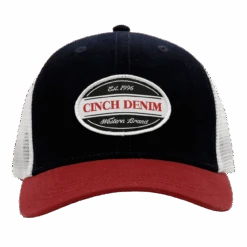 Cinch® Men's Navy & Red Mid Profile Trucker Cap MCC0511010