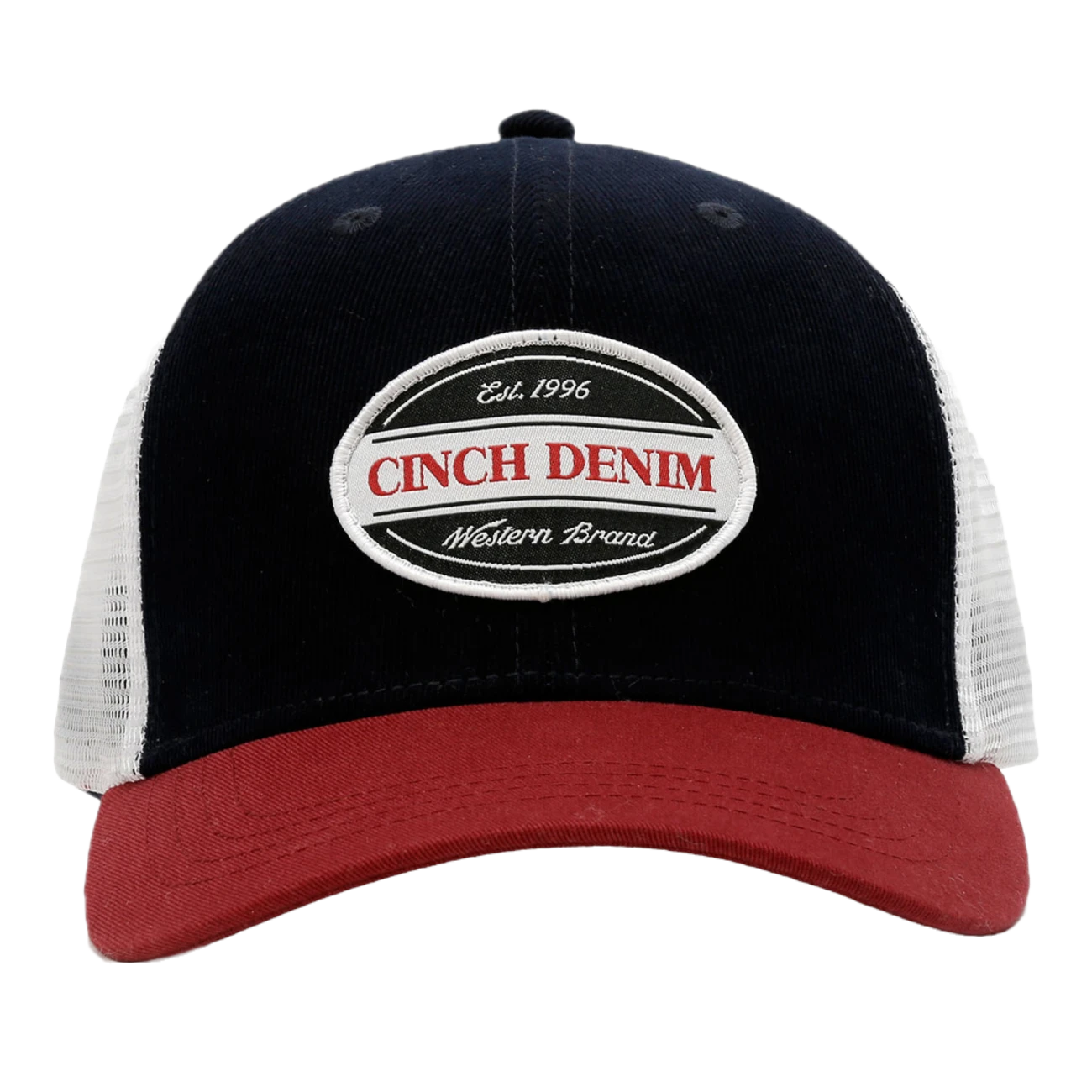 Cinch® Men's Navy & Red Mid Profile Trucker Cap MCC0511010